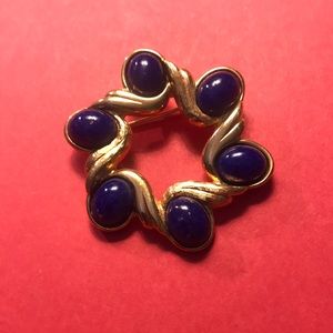 Napier gold tone brooch